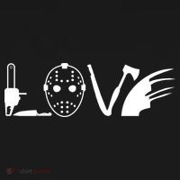 I Love Horror Movies Scary Doggie Tank thumb 4