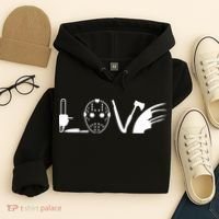 I Love Horror Movies Scary Hoodie thumb 4