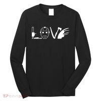 I Love Horror Movies Scary Long Sleeve Shirt thumb 0