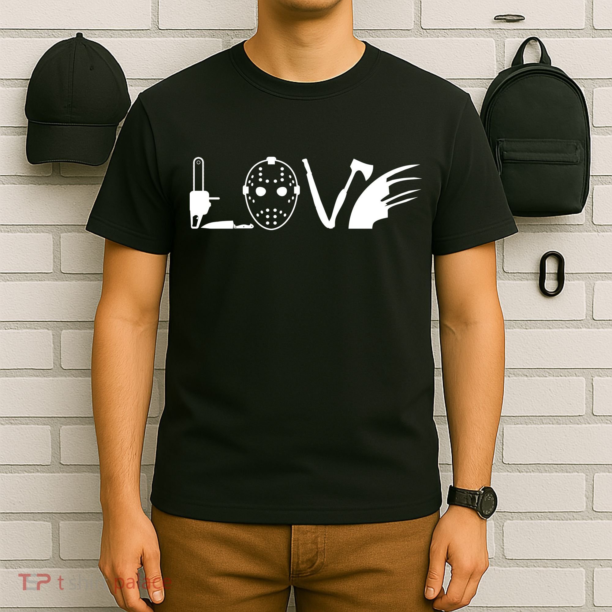 I Love Horror Movies Scary T-Shirt