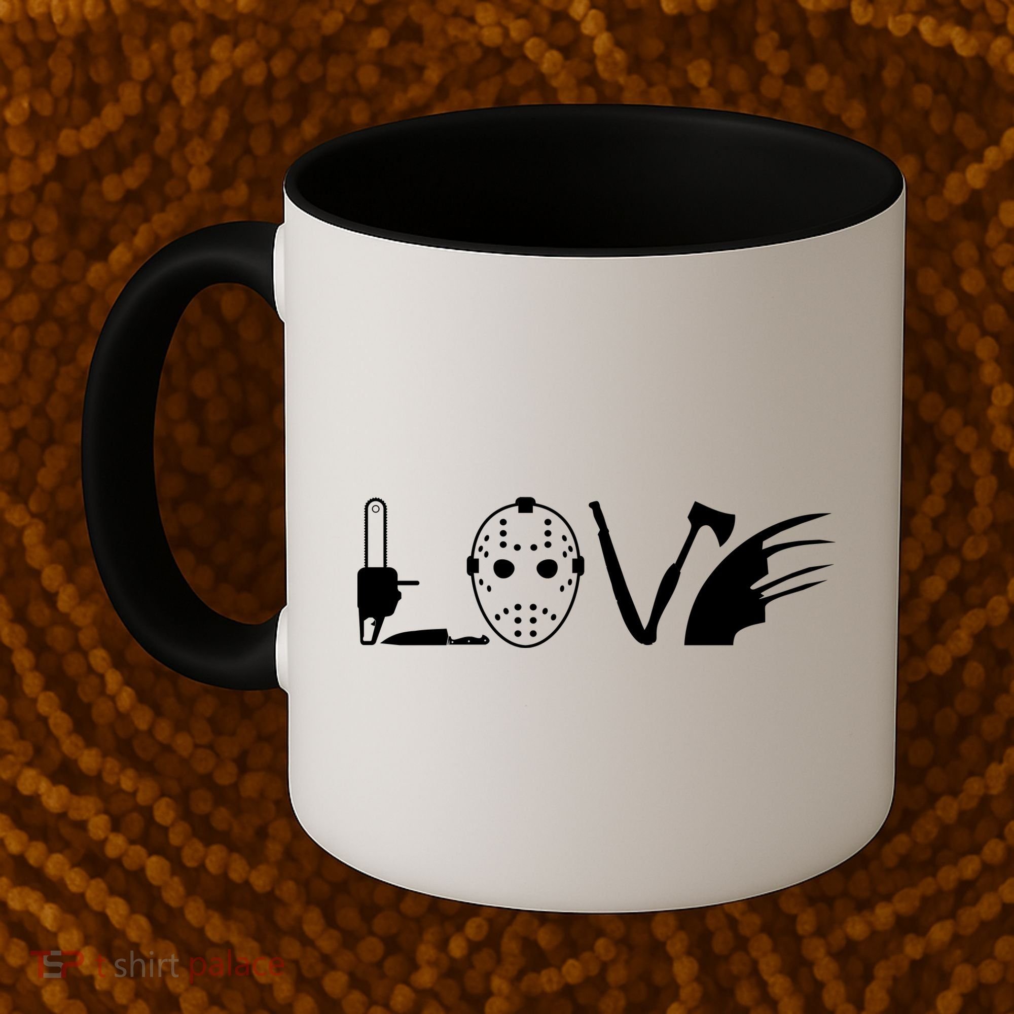 I Love Horror Movies Scary Coffee Mug