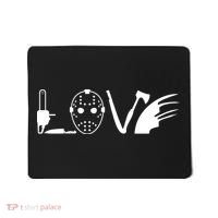 I Love Horror Movies Scary Mousepad thumb 0