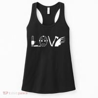 I Love Horror Movies Scary Women's Tank Top thumb 0