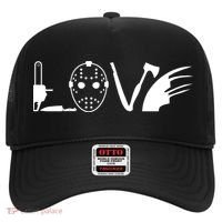 I Love Horror Movies Scary Hat thumb 0