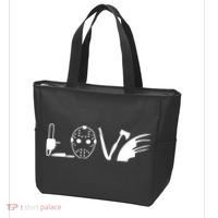 I Love Horror Movies Scary Tote Bag thumb 3