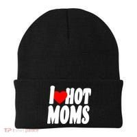 I Love Hot Moms Heart Hot Mothers Beanie thumb 0