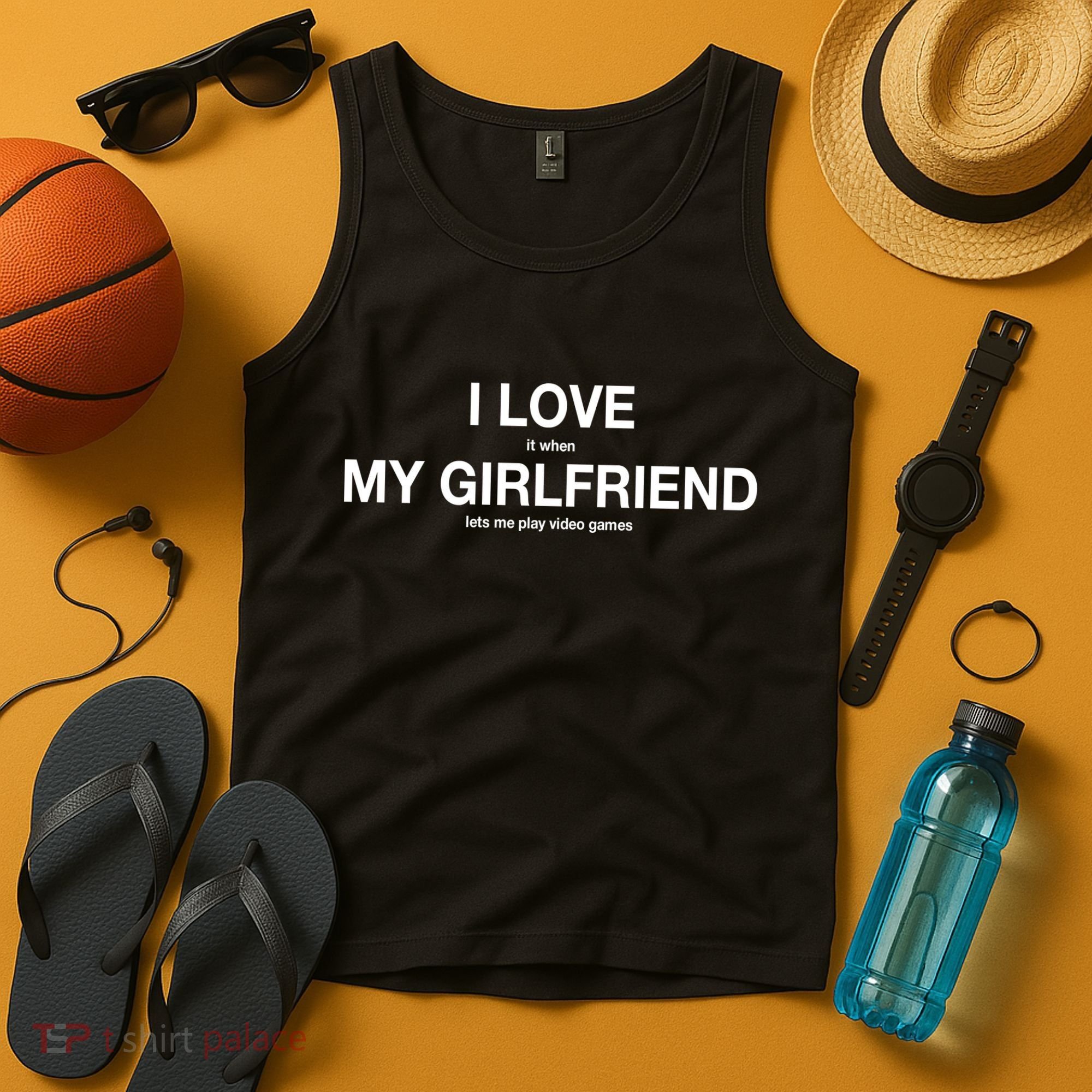I love It When My Girlfriend Lets Me Play Video Games Tank Top