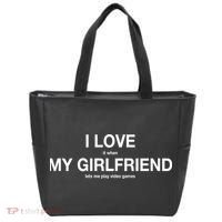 I love It When My Girlfriend Lets Me Play Video Games Tote Bag thumb 0