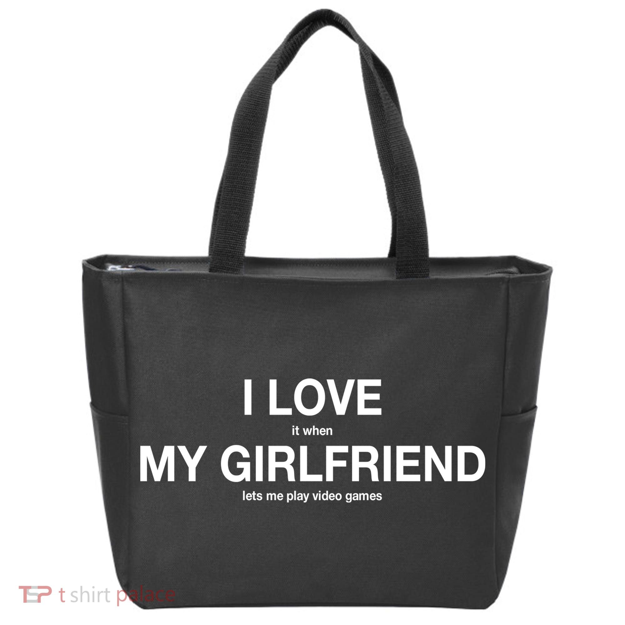 I love It When My Girlfriend Lets Me Play Video Games Tote Bag