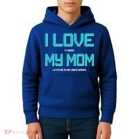 I Love It When My Mom Let Me Play Video Games Kids Hoodie thumb 4