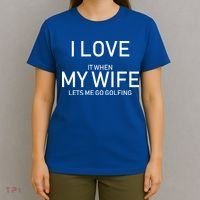 I Love It When My Wife Lets Me Go Fishing T-Shirt thumb 4