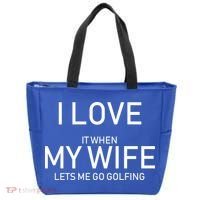 I Love It When My Wife Lets Me Go Fishing Tote Bag thumb 0