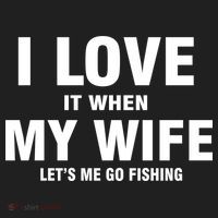 I Love It When My Wife Lets Me Go Fishing Funny Beanie thumb 2