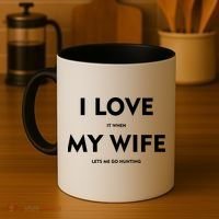 I Love It When My Wife Let's Me Go Hunting Coffee Mug thumb 4