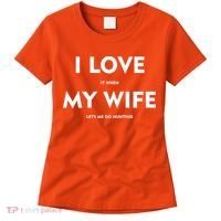 I Love It When My Wife Let's Me Go Hunting Women's T-Shirt thumb 0
