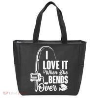 I Love It When She Bends Over Fishing Joke Tote Bag thumb 0