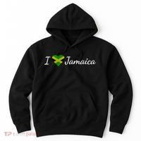 I Love Jamaica Hoodie thumb 0
