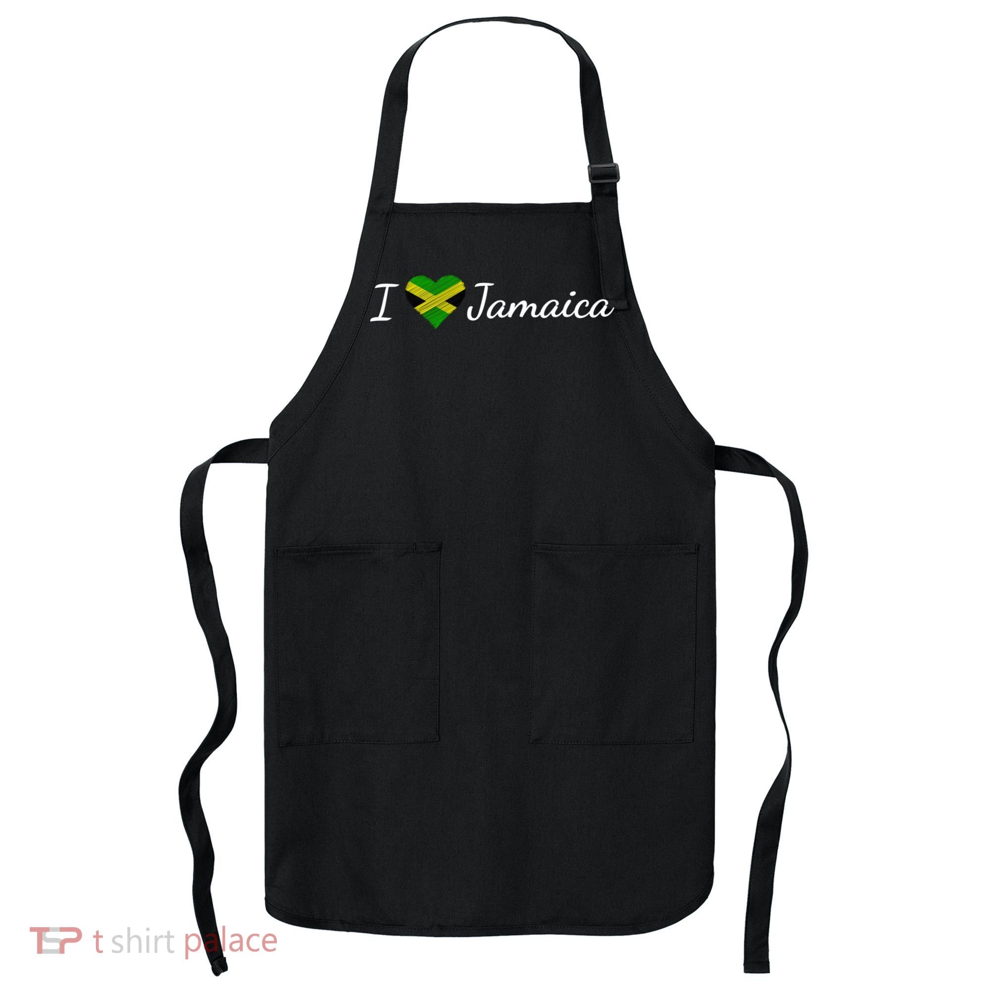 I Love Jamaica Apron