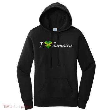 I Love Jamaica Women's Hoodie