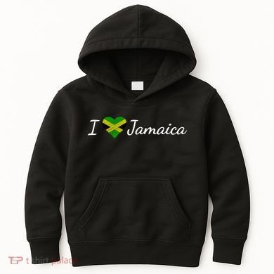 I Love Jamaica Kids Hoodie