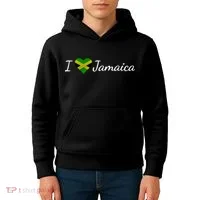 I Love Jamaica Kids Hoodie thumb 4