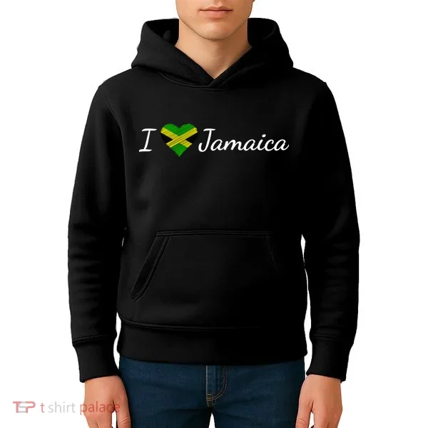 I Love Jamaica Kids Hoodie