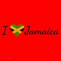 I Love Jamaica Santa Hat thumb 1