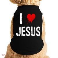 I Love Jesus Doggie Tank thumb 0