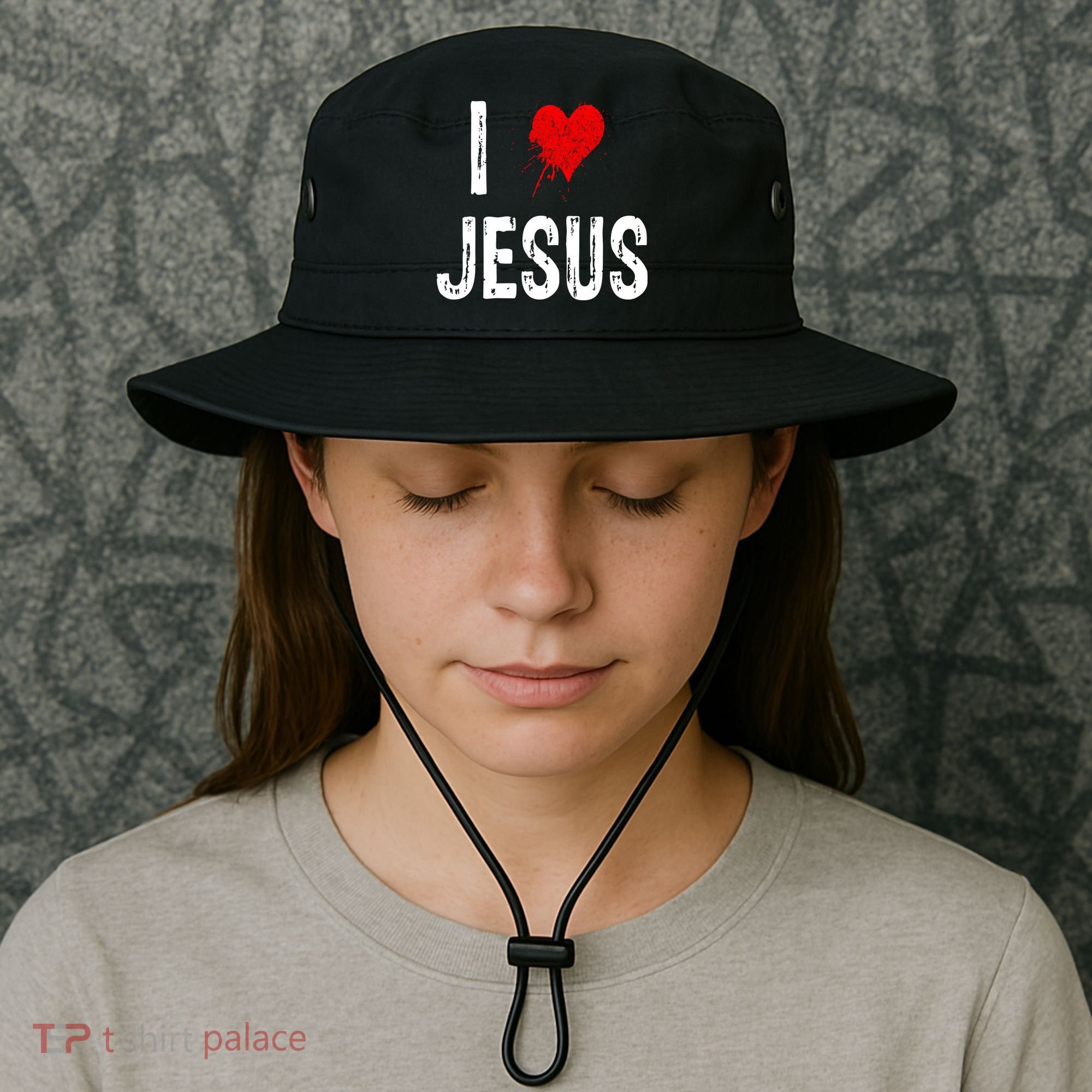 I Love Jesus Bucket Hat