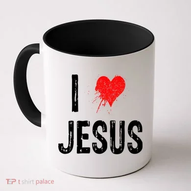 I Love Jesus Coffee Mug
