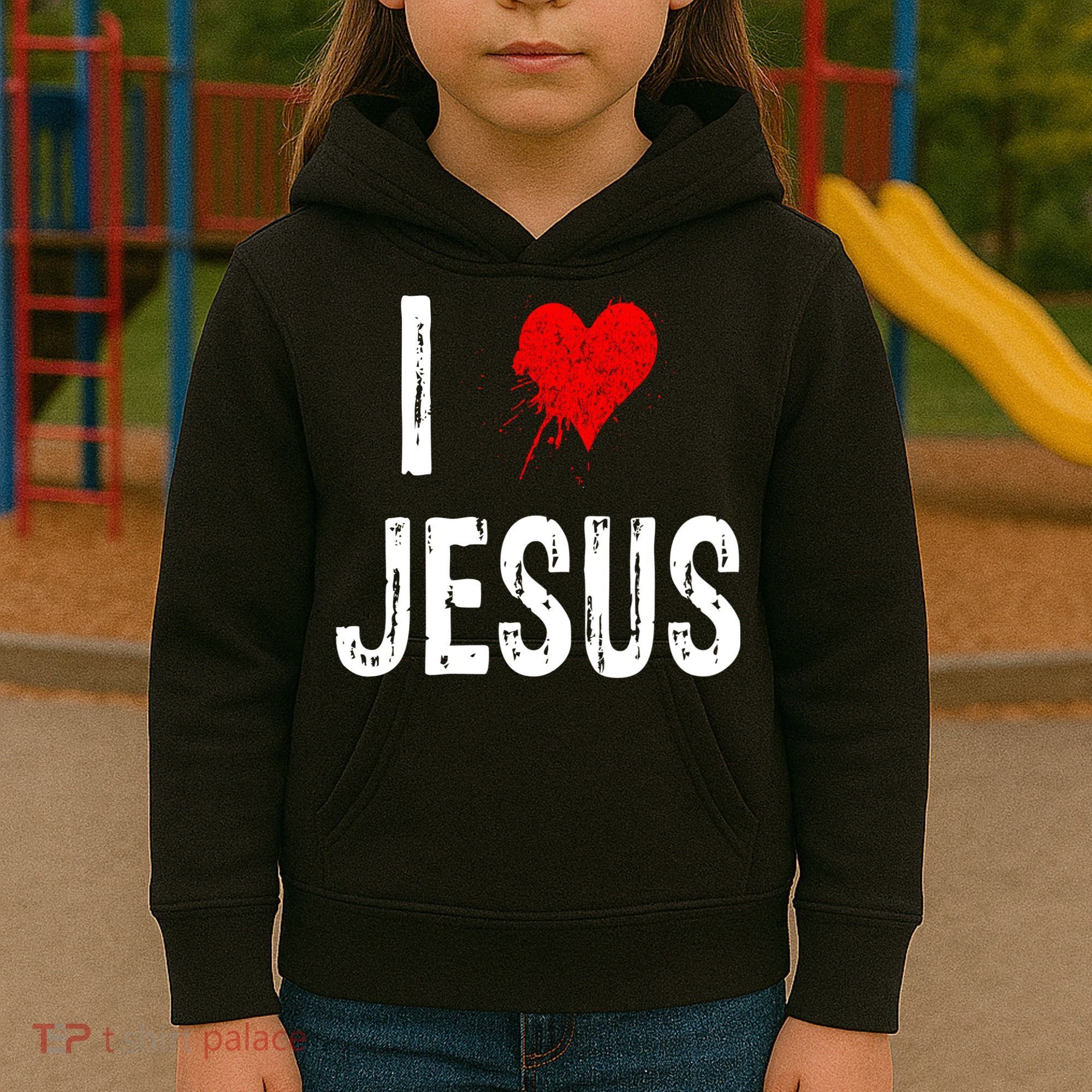 I Love Jesus Kids Hoodie