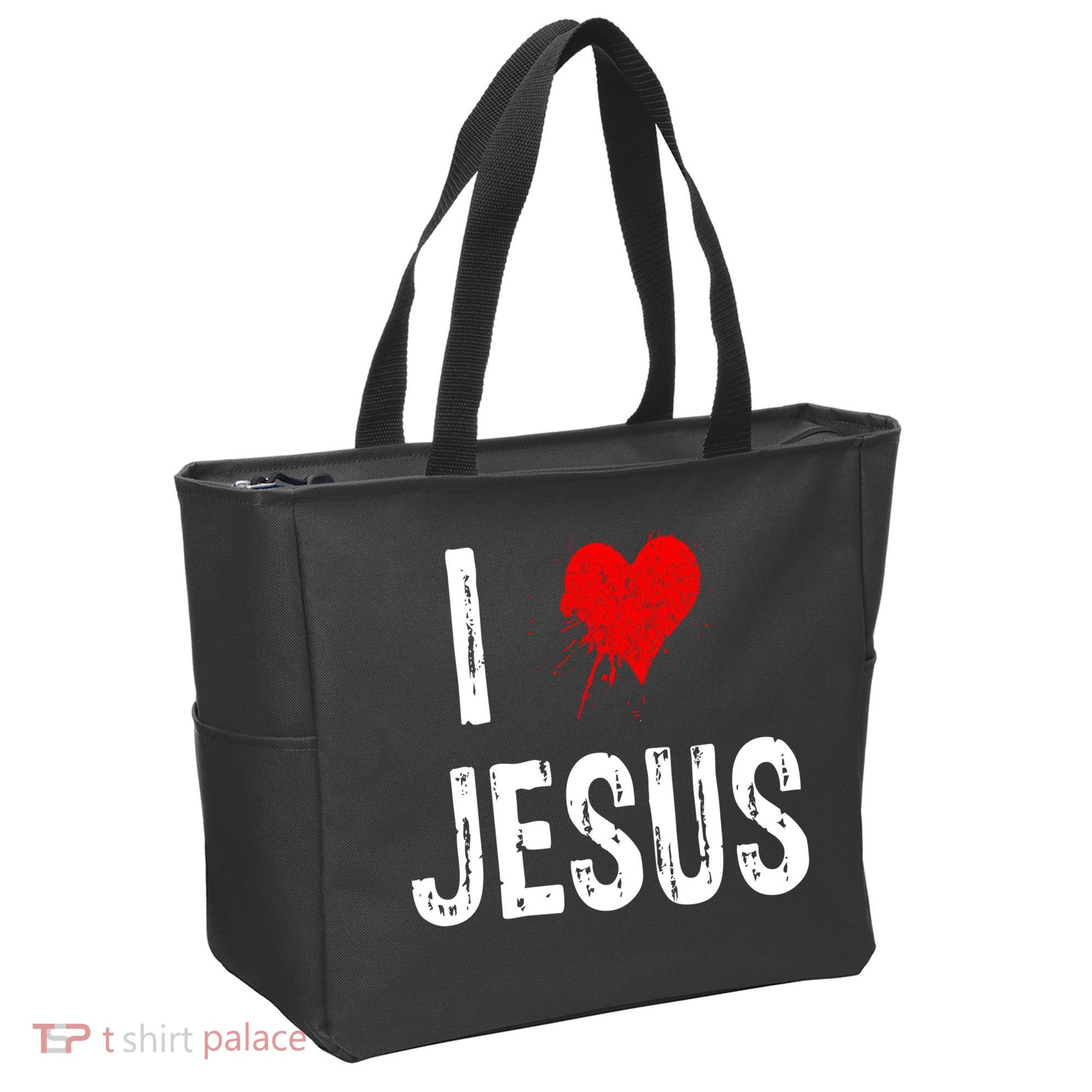 I Love Jesus Tote Bag