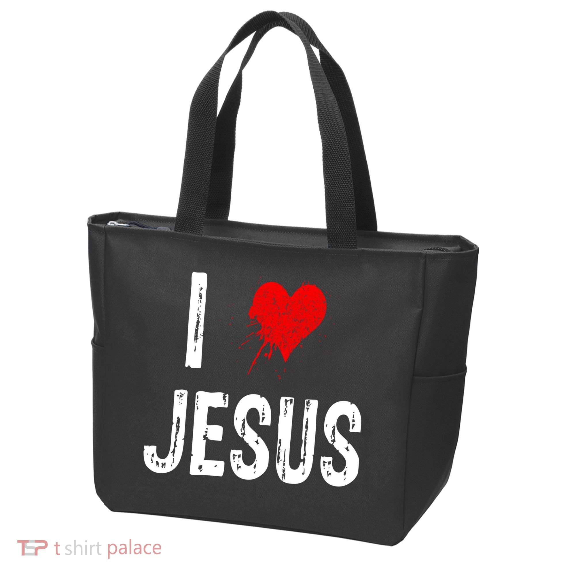 I Love Jesus Tote Bag