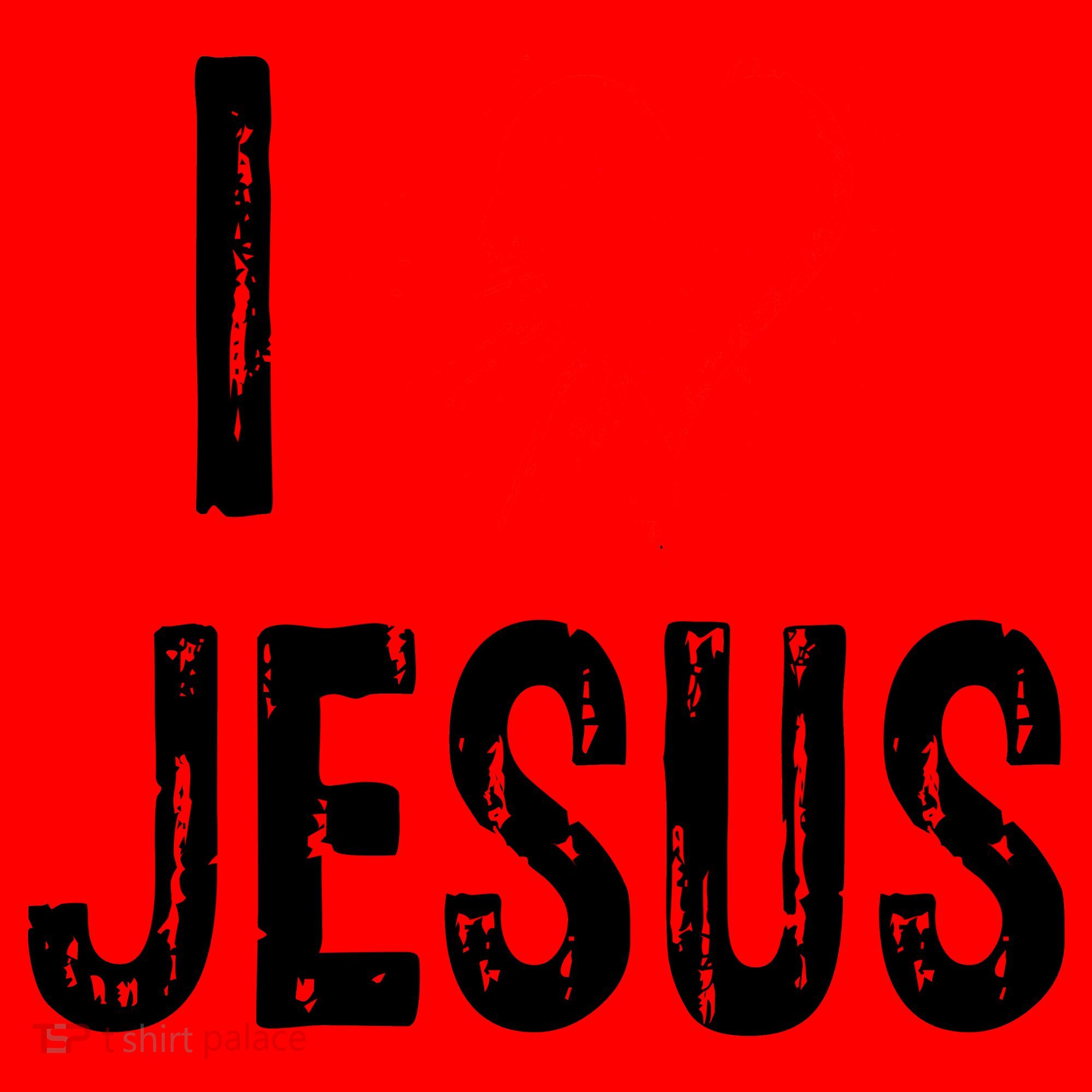 I Love Jesus Santa Hat