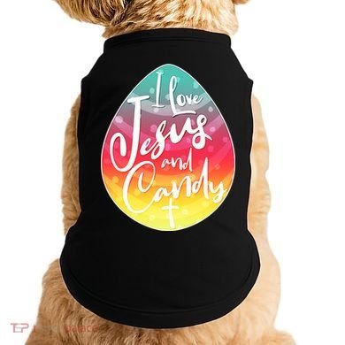 I Love Jesus And Candy Doggie Tank