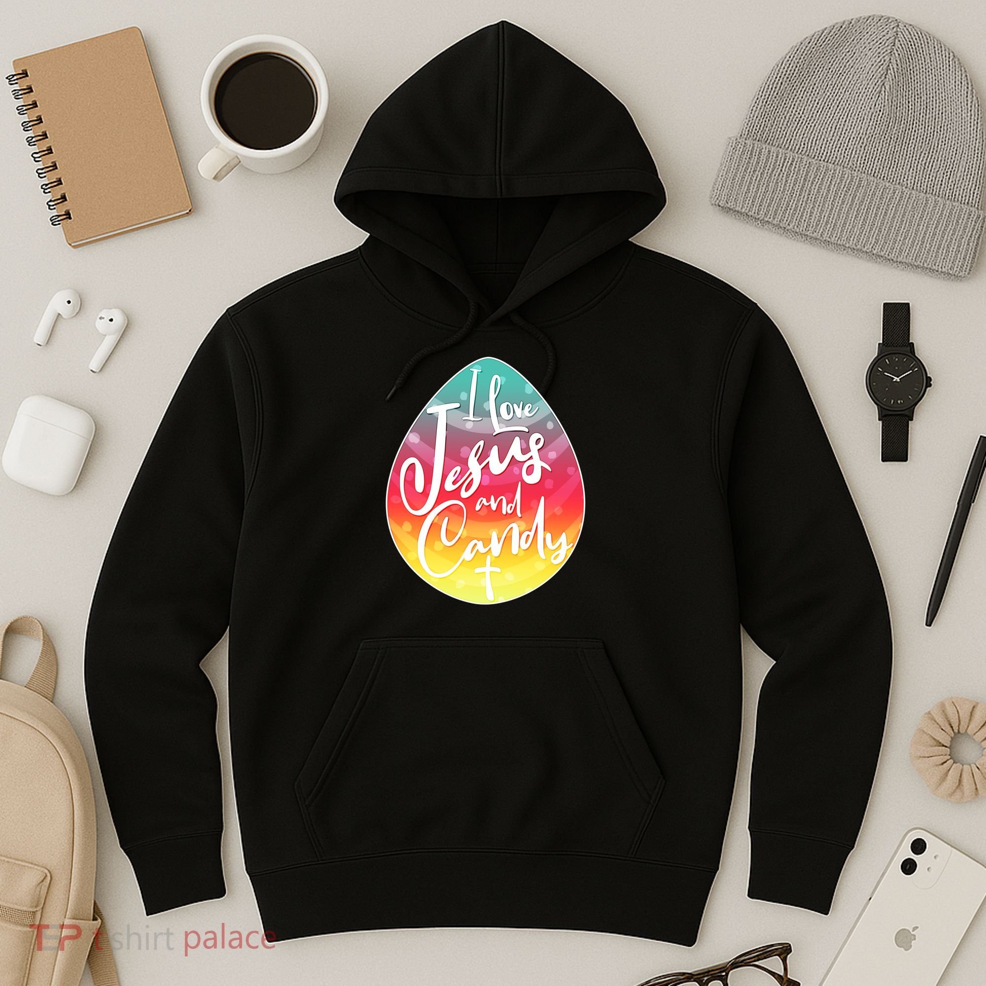 I Love Jesus And Candy Hoodie