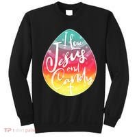 I Love Jesus And Candy Sweatshirt thumb 0