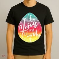 I Love Jesus And Candy T-Shirt thumb 3