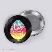 I Love Jesus And Candy Button thumb 0