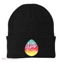 I Love Jesus And Candy Beanie thumb 0