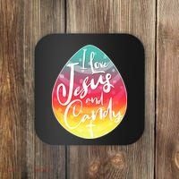 I Love Jesus And Candy Coaster thumb 0