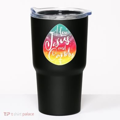 I Love Jesus And Candy Tumbler