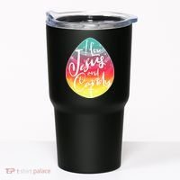 I Love Jesus And Candy Tumbler thumb 0