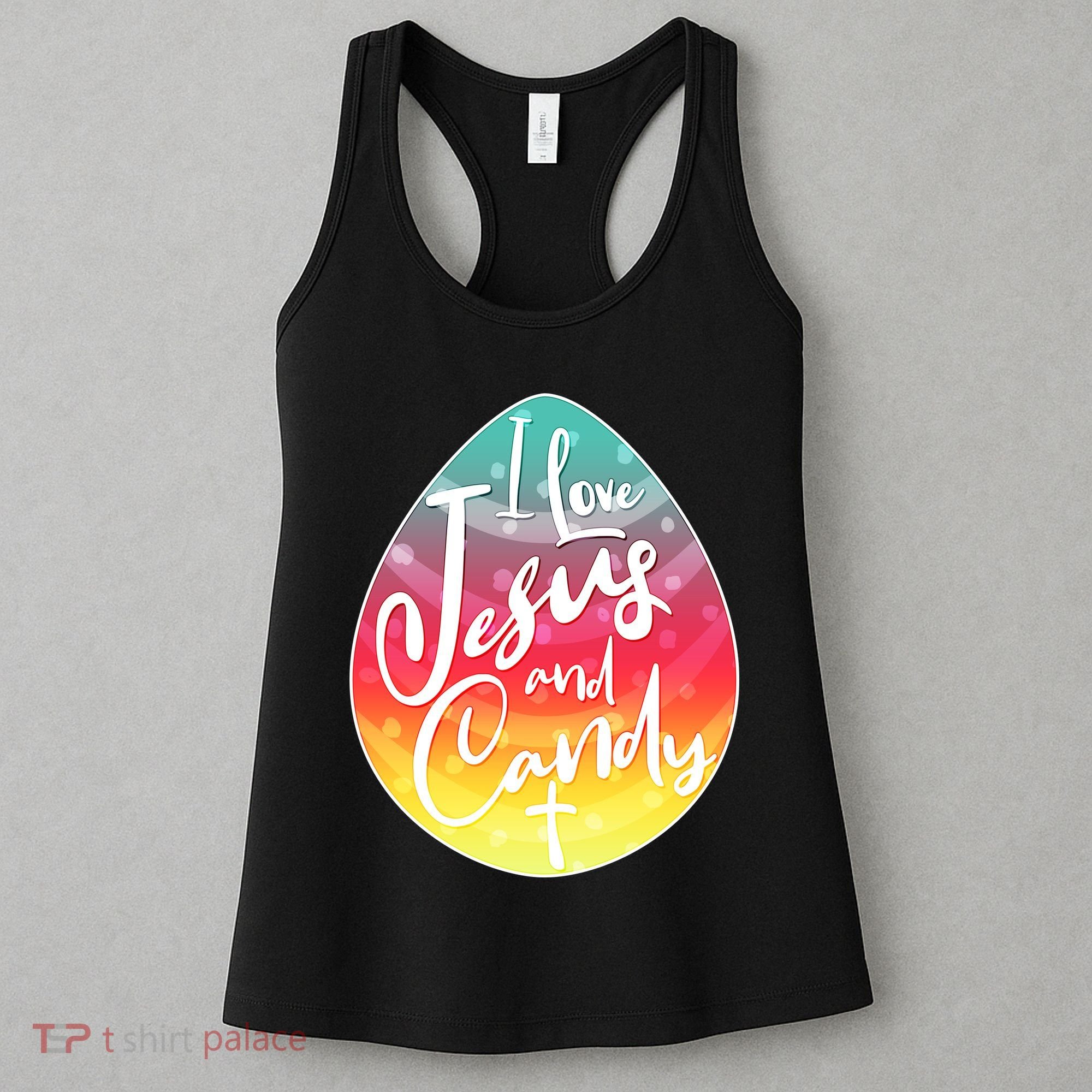 I Love Jesus And Candy Women's Tank Top