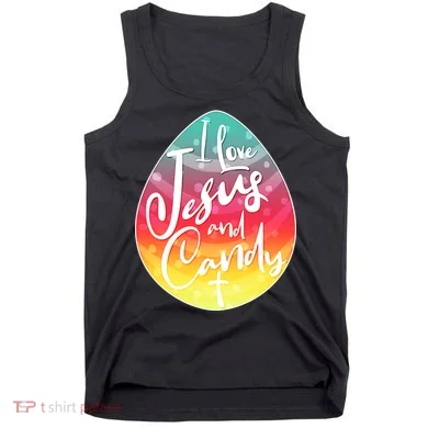 I Love Jesus And Candy Tank Top