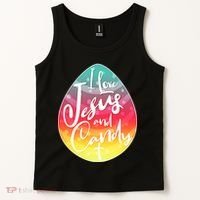 I Love Jesus And Candy Tank Top thumb 2