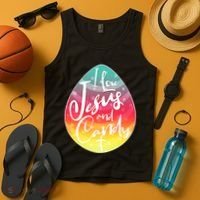 I Love Jesus And Candy Tank Top thumb 4