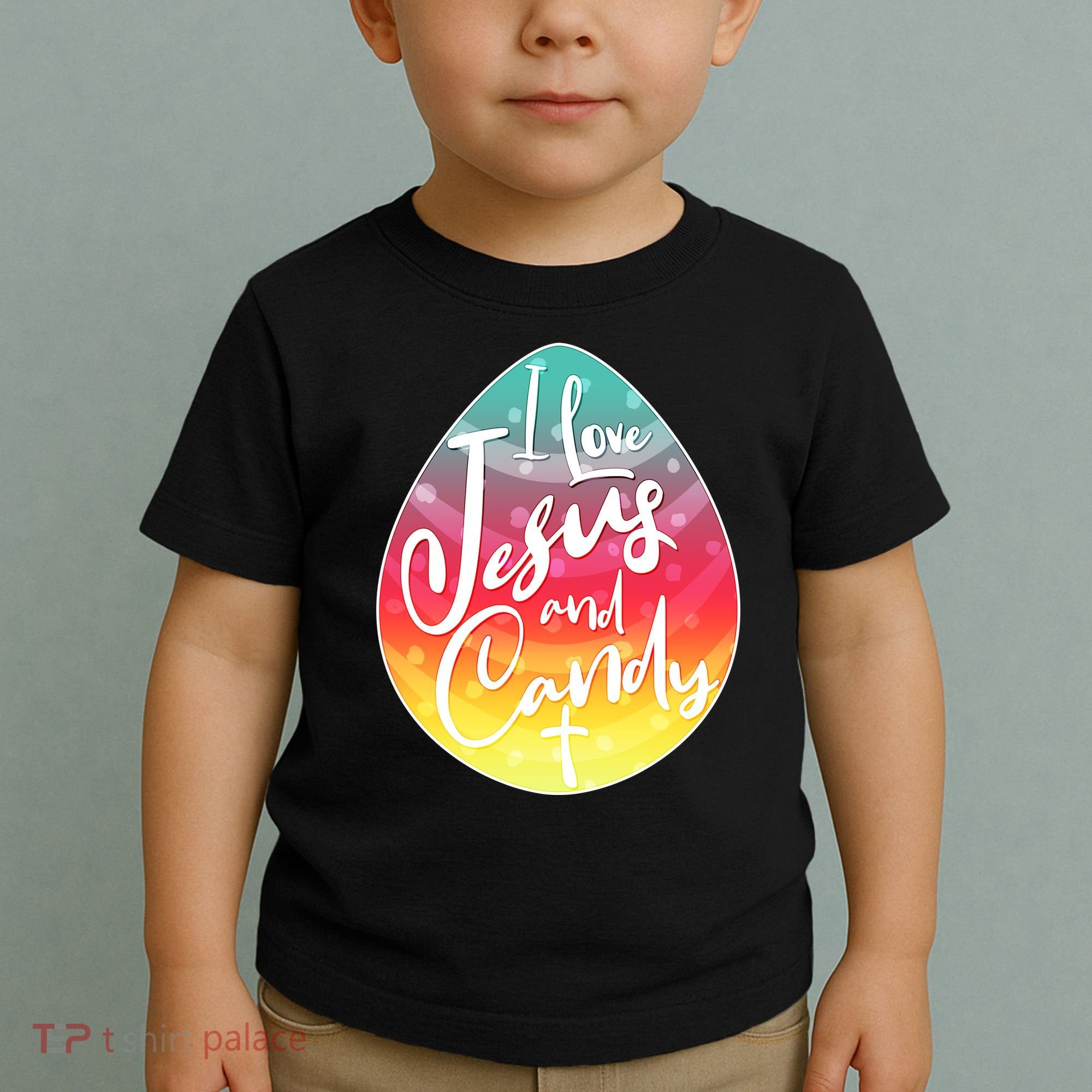 I Love Jesus And Candy Toddler T-Shirt