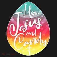 I Love Jesus And Candy Toddler T-Shirt thumb 4