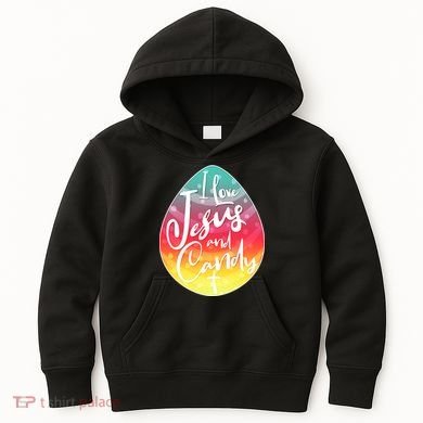 I Love Jesus And Candy Kids Hoodie